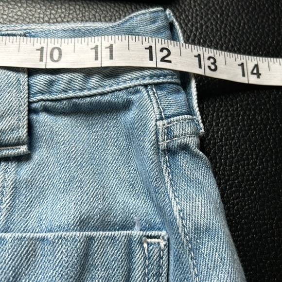 Etica Jean Devon Wide Leg High Rise Mountain Air Light Wash Sz 24 - Picture 11 of 13